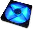 Gelid Slim 12 PL Blue, Silent Slim 120mm PWM Fan with LEDs