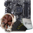 Quiet PC AMD AM4 CPU and micro-ATX Motherboard Bundle